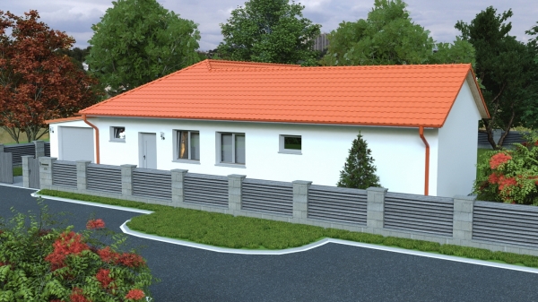 Dřevostavba bungalov Žalhostice 2022
