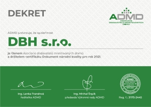 Dekret ADMD DBH s.r.o. 